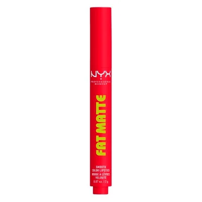NYX Professional Makeup Fat Matte 15 Fuzzy Flame Smooth Color Lipstick Smooth Color Lipstick