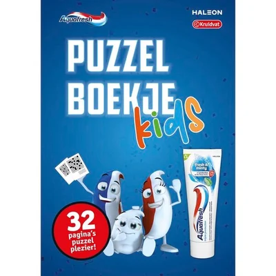 Aquafresh Puzzelboek Kinderen