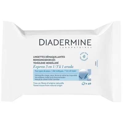 Diadermine Express 3-In-1 Reinigingsdoekjes