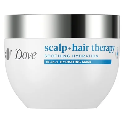 Dove Scalp + Hair Therapy Soothing Hydratation 10-in-1 Strengthening Mask