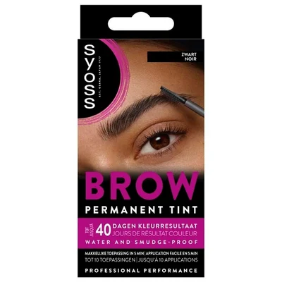 Syoss Browtint Zwart Permantente Wenkbrauwverf