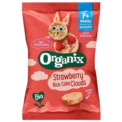 Organix Bio 7M+ Strawberry Rice Cake Clouds