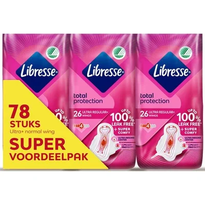 Libresse Ultra+ Normal Wing Maandverband