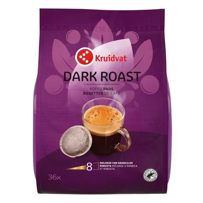 Kruidvat Dark Roast Koffiepads