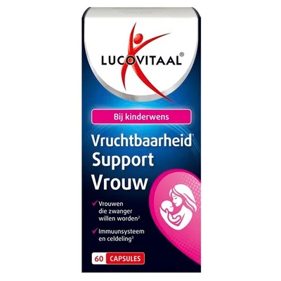 Lucovitaal Vruchtbaarheid Support Vrouw Capsules