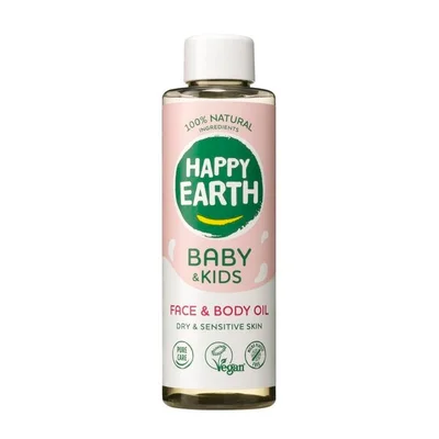 Happy Earth Baby & Kids 100% Natural Face & Body Oil