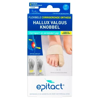 Epitact Hallux Valgus Knobbel Flexibele Corrigerende Orthese