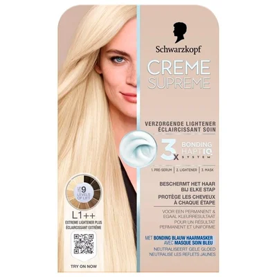 Schwarzkopf Creme Supreme L1++ Verzorgende Lightener