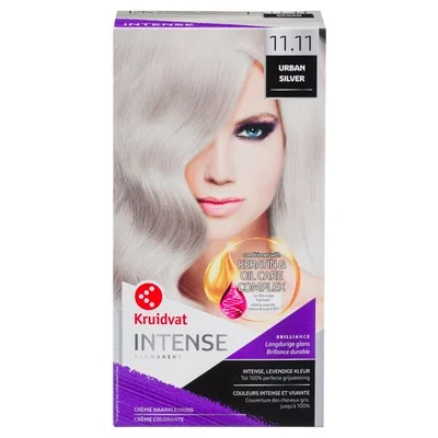 Kruidvat Intense 11.11 Urban Silver Crème Haarkleuring