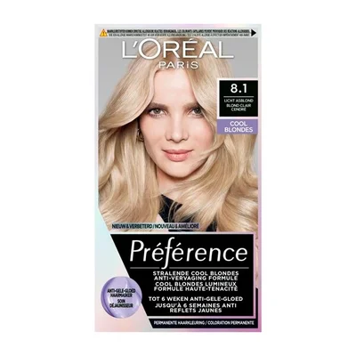 L'Oréal Paris Préférence 8.1 Licht Asblond Haarkleuring