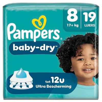 Pampers Baby-Dry Maat 8 Luiers