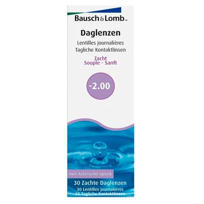 Bausch & Lomb -2.00 Zachte Daglenzen