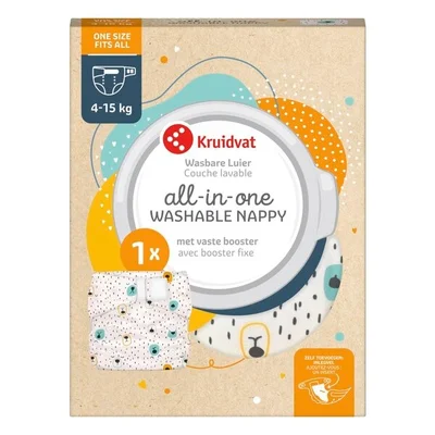Kruidvat All-in-one Wasbare Luier