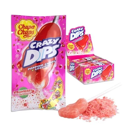 Chupa Chups Crazy Dips Strawberry