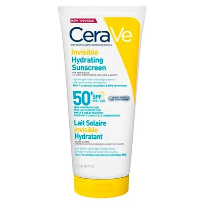 CeraVe SPF50 Invisible Hydrating Sunscreen