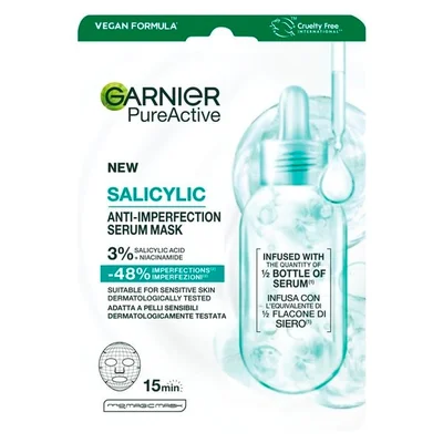 Garnier PureActive Salicylic Anti-Imperfections Serum Mask