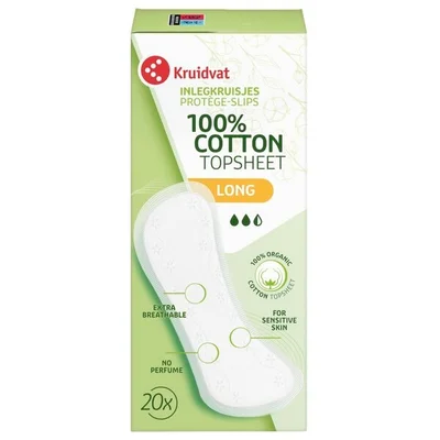 Kruidvat 100% Cotton Long Inlegkruisjes