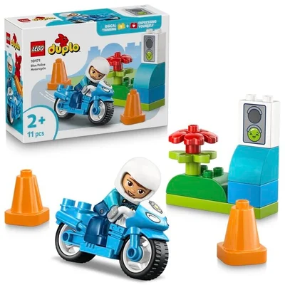 LEGO DUPLO 10471 Blauwe Politiemotor