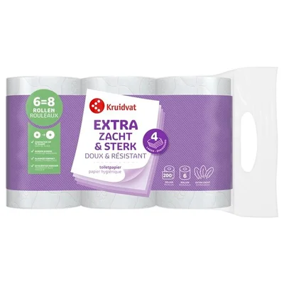 Kruidvat Extra Zacht & Sterk 4-Laags Toiletpapier