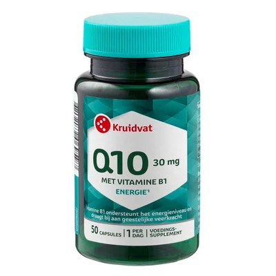Kruidvat Q10 30 mg met Vitamine B1 Capsules