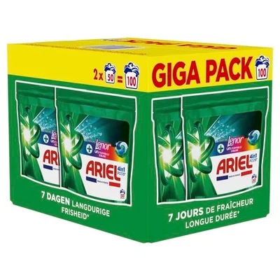 Ariel + Lenor Unstoppables Color 4-in-1 Pods
