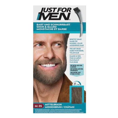 Just For Men Snor & Baard M-35 Middenbruin Haarkleuring
