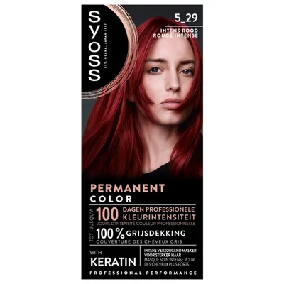 Syoss Salonplex 5-29 Intens Rood Permanente Haarkleuring