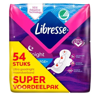 Libresse Ultra Goodnight Large+ Wing Maandverband