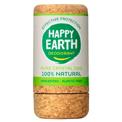 Happy Earth 100% Natural Pure Crystal Geurloze Deodorant Stick