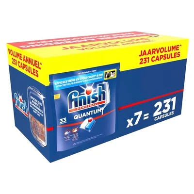 Finish Powerball Quantum All-in-1 Vaatwascapsules