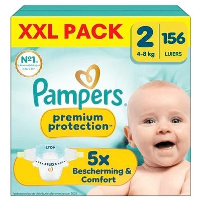 Pampers Premium Protection Maat 2 Luiers