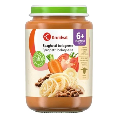 Kruidvat 6+M Bio Spaghetti Bolognese Maaltijd