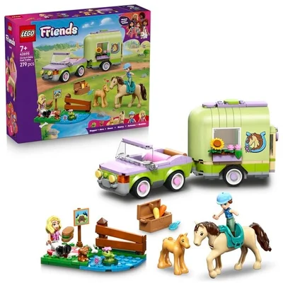 LEGO Friends 42695 Trailer met Paard en Veulen