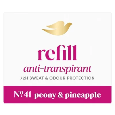 Dove No.41 Peony & Pineapple Antitranspirant Deodorant Navulling