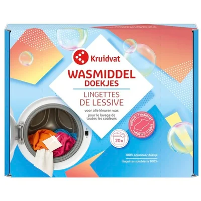 Kruidvat Wasmiddeldoekjes