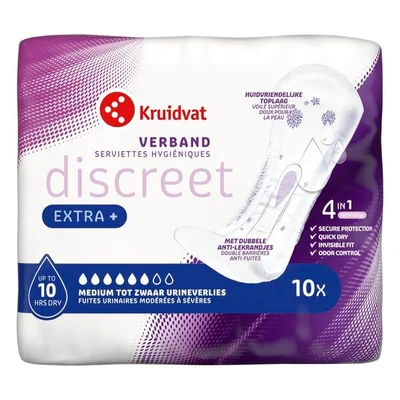 Kruidvat Discreet Extra+ Incontinentieverband