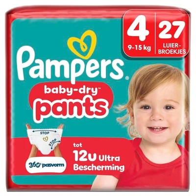 Pampers Baby-Dry Pants Maat 4 Luierbroekjes