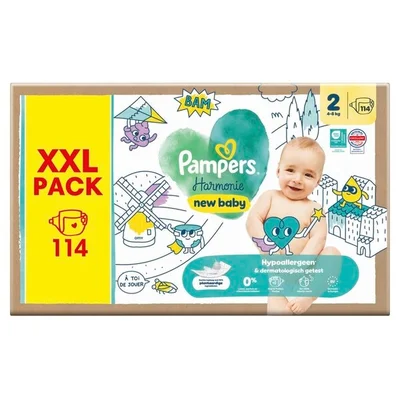 Pampers Harmonie Maat 2 Luiers