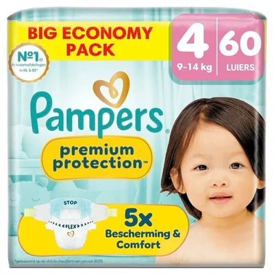 Pampers Premium Protection Maat 4 Luiers