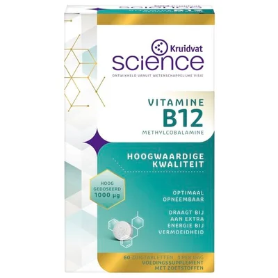 Kruidvat Science Vitamine B12 Zuigtabletten
