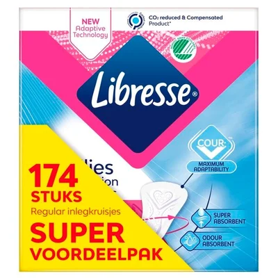 Libresse Normal V-Protection & Freshness Inlegkruisjes