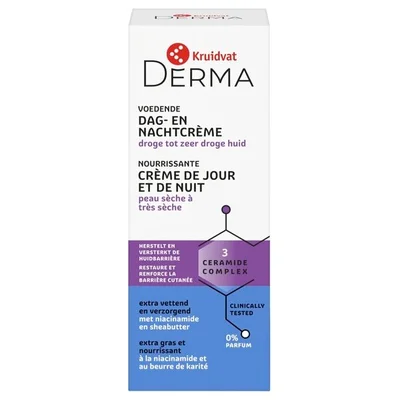 Kruidvat Derma Droge Huid Dag- en Nachtcrème