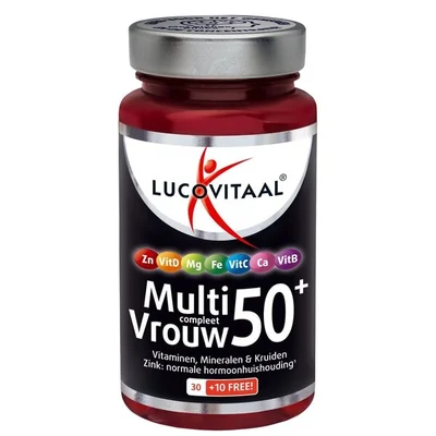 Lucovitaal Multi Vrouw 50+ Cognitief Tabletten