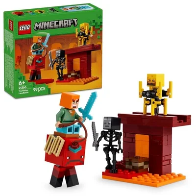 LEGO Minecraft 21266 De Lavastrijd in de Nether