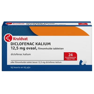 Kruidvat Diclofenac Kalium 12,5mg Filmomhulde Tabletten