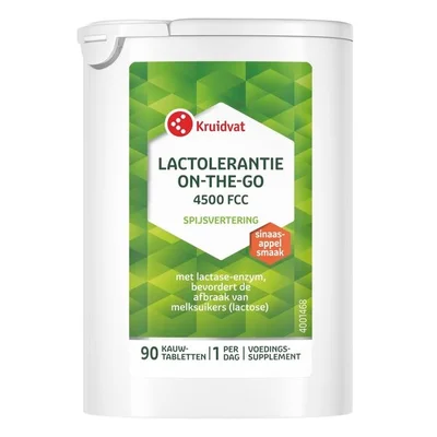 Kruidvat Lactolerantie On The Go Kauwtabletten