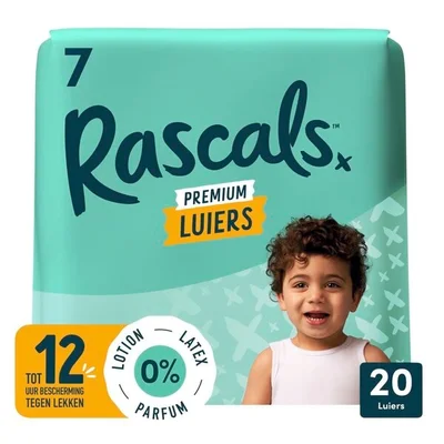 Rascals Maat 7 Premium Luiers
