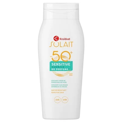 Kruidvat Solait Sensitive SPF50+ Sunmilk