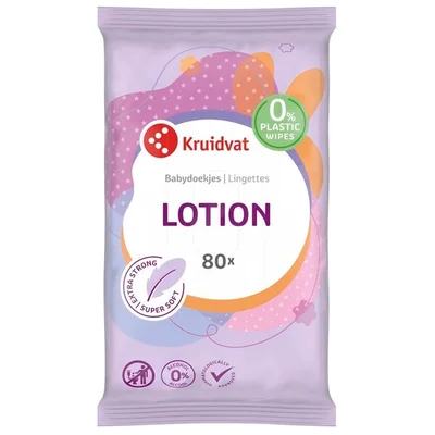 Kruidvat Lotion Plasticvrije Babydoekjes