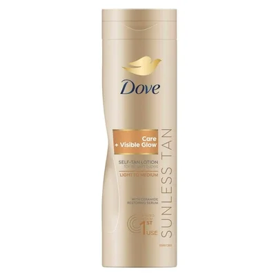 Dove Sunless Tan Light to Medium Selftan Lotion